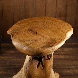 Стол интерьерный из корня дерева тик, 50 см