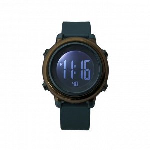 Часы наручные электронные SEABO водонепроницаемые, d=3.5 см, с будильником, секундомером