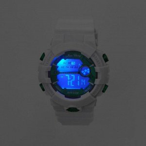 Часы наручные электронные Jian Cheng, d=5 см, ремешок силикон 24.5 см, микс