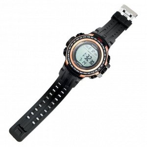 Часы наручные электронные Jian Cheng, d=5.6 см, ремешок силикон 25 см