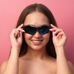 Очки спортивные &quot;Мастер К.&quot; UV400, ширина 14 см, дужка 14 см, линза 4.5х8 см