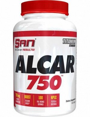 L-карнитин SAN Alcar 750 (Acetyl L-Carnitine) - 100 таб