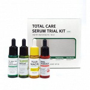 Набор из 4-х сывороток в миниатюре Some By Mi Total Care Serum Trial Kit, ,