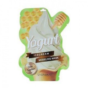 Альгинатная маска "Йогурт" LINDSAY Yogurt Ice Cream Modeling Mask (50g/5g) /пакет, ,