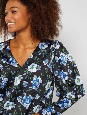Блузка с цветочным рисунком