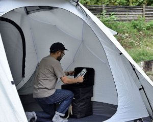 Комфортабельна палатка Fieldoor a18308 (хаки)
