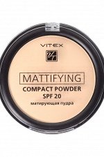 VITEX Матирующая компактная пудра для лица Mattifying compact powder SPF20, тон 03