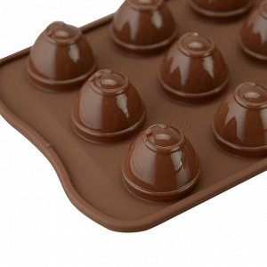 Форма для приготовления конфет Choco spiral, силиконовая