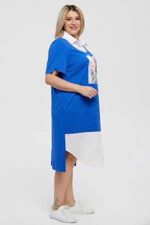 Платье Цвет:
сине-белый
Состав:
95%Хлопок 5%Эластан
Длина изделия:
118 см
Размер модели:
54
Рост модели:
174 см
Комбинированное платье прямого силуэта из хлопкового трикотажа и отделочной ткани. По пе