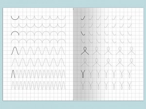 (Раскр) Для детского сада. Тетрадь с прописями. Пишем по контуру (3734)
