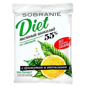 Шоколад SOBRANIE DIET кунжут-апельсин 45 г