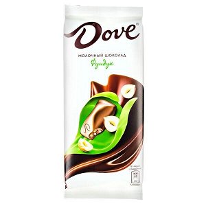 Шоколад DOVE дробленный фундук 90 г