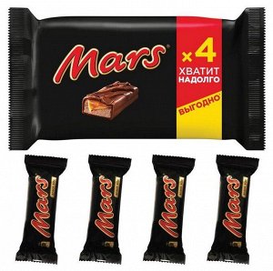 Шоколадные батончики Марс Мультипак 162г (4шт*40,5г)