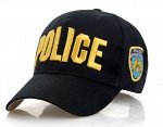 Кепка унисекс, надпись &quot;Police&quot;, цвет черный
