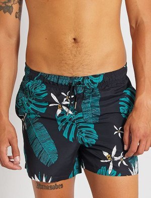 Пляжные шорты с рисунком 'пальма'