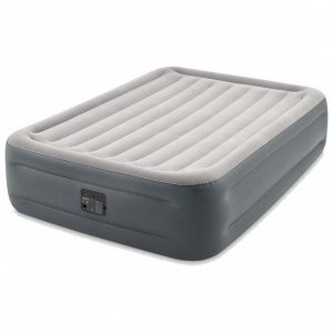 Кровать надувная Essential Rest Airbed, 152 х 203 х 46 см, встроенный насос 220V, 64126NP INTEX