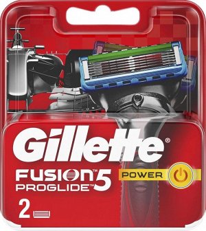 GILLETTE FUSION ProGlide Power Сменные кассеты для бритья 2шт