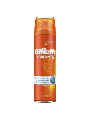GILLETTE FUSION Гель для бритья Ultra Sensitive+Cooling (д/чувств кожи c эффектом охлаждения) 200мл