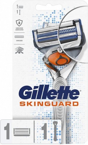 GILLETTE SKINGUARD Sensitive Бритва с 1 сменной кассетой