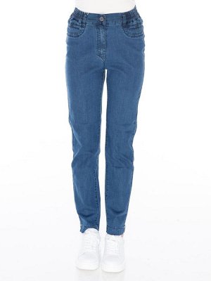 Слегка приуженные синие джинсы ЕВРО (ряд 44-56) арт. M-BL72835-M-161-3