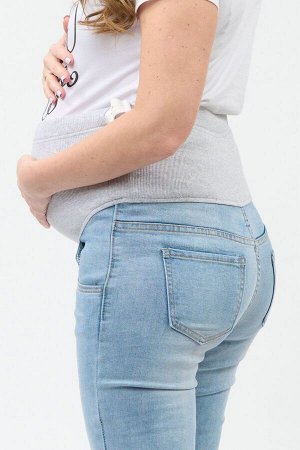 Голубые джинсы для беременных (ряд M-2XL) арт. M690-3265