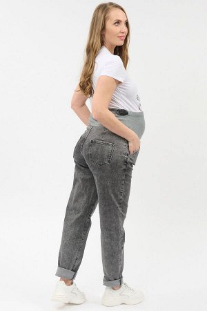 Серые джинсы для беременных (ряд M-2XL) арт.M698-3269