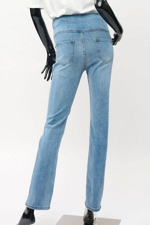 Голубые джинсы для беременных (ряд M-2XL) арт.M695-3265