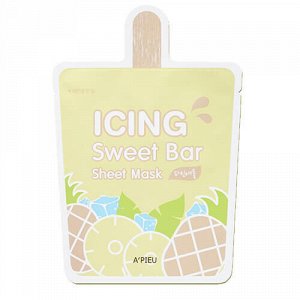 Тканевая маска с экстрактом ананаса Icing Sweet Bar Sheet Mask Pineapple