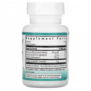Nutricology, Витамин D3, 5000 МЕ, 60 мягких таблеток
