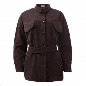 Рубашка женская MINAKU: Casual Collection, шоколадный