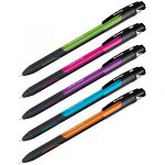 Ручка шариковая Berlingo &quot;Color Zone stick&quot; 0,7мм, синяя, прорезиненный корпус ассорти