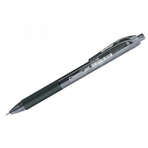 Ручка гелевая Berlingo "Classic Gel" черная, 0,5мм, грип автоматическая