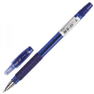 Ручка гелевая PENTEL (Япония) "Feel It!", СИНЯЯ, трехгранная, узел 0,7 мм, линия письма 0,27 мм