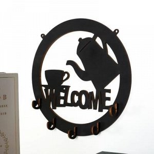 Ключница "Welcome" 21х21 см, 3 мм МИКС