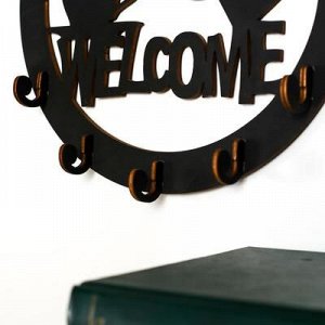 Ключница "Welcome" 21х21 см, 3 мм МИКС