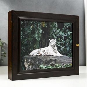 Ключница "Белый тигр" 26x31 см