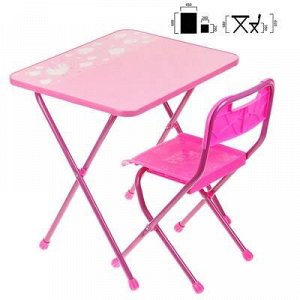 Набор детской мебели «Алина» складной, цвет розовый