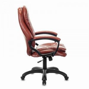 Кресло офисное BRABIX Trend EX-568, экокожа, коричневое