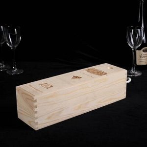 Ящик для xранения вина «Белладжо», 41?10 см, на 1 бутылку