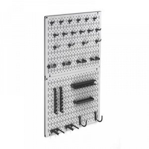 Перфопанель с 28 элементами 1000x450x106, цвет серый