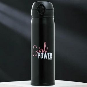 Термос "Girl power", 500 мл, соxраняет тепло 6 ч