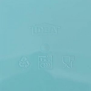 Сушилка для посуды IDEA, 42,5?27,5?9,5 см, цвет аквамарин