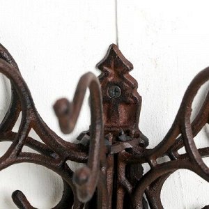 Крючки декоративные металл "Изгибы" 18x19,5x34 см