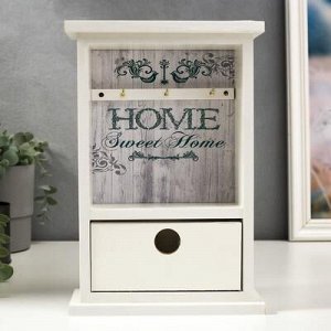 Ключница "Sweet Home" светлый 27,5х18,5х7,5 см МИКС