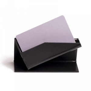Подставка под визитки "Уголок", 2 мм, 10,5*4*5 см, цвет черный