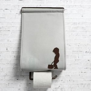 Панно-органайзер для туалета "WC-комфорт", серый