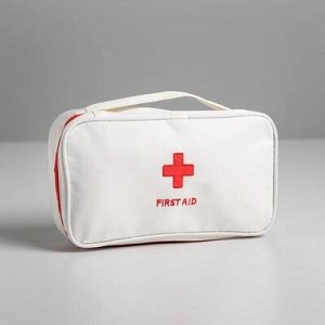 Косметичка дорожная First Aid, цвет белый