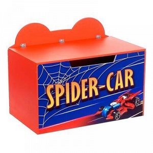 Контейнер-сундук с крышкой SPIDER-CAR, цвет красный