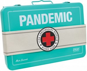 Настольная игра Pandemic 10th Anniversary Edition (Пандемия: 10-е юбилейное издание) (на английском языке)