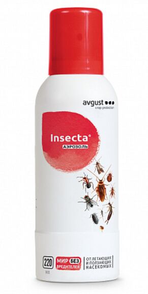 Аэрозоль INSECTA 220мл (уп-26шт) Август